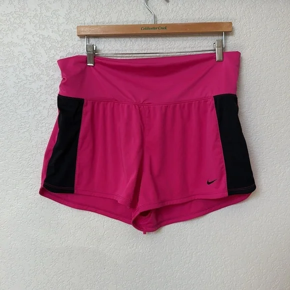Nike Drifit Infiknit Training Running Short Pink and Black size Large - Picture 3 of 11